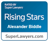 Super Lawyers Rising Stars rated Alexander Biddle